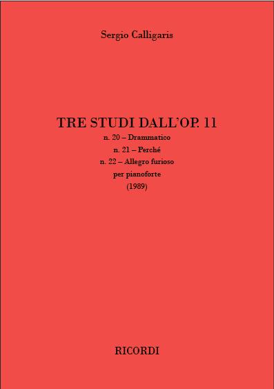 Tre Studi dall’op. 11